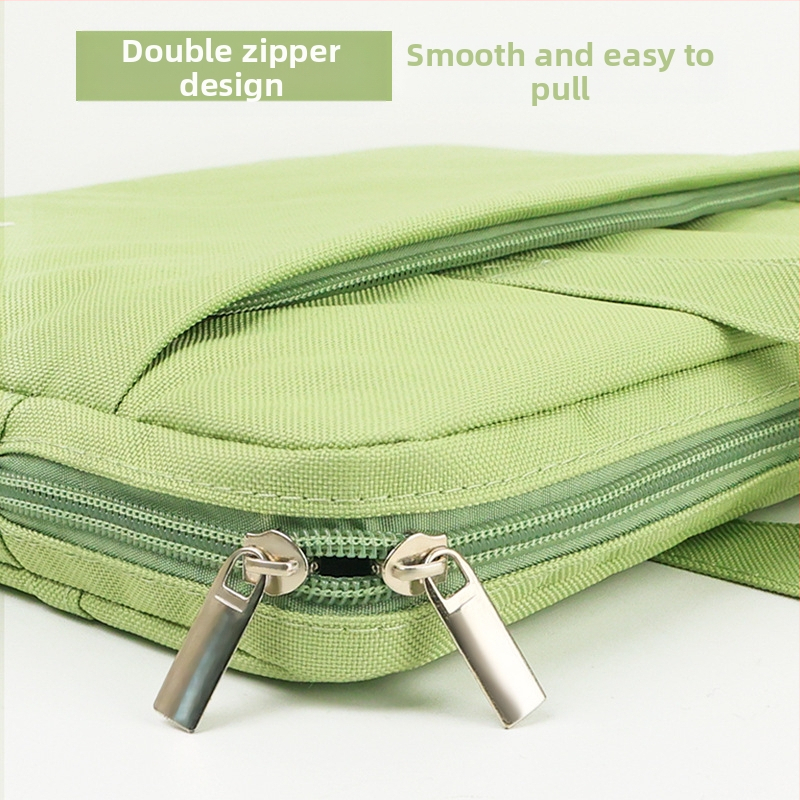 Платнена чанта за файлове EN248, училищна и офисна, с цип, квадратен дизайн, марка HUA JIE