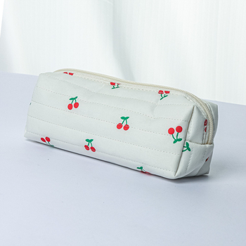 Τσαντάκι καλλυντικών με φλοράλ μοτίβο, καπιτονέ βαμβάκι, μεγάλη χωρητικότητα, αναπνέει, ελαφρύ