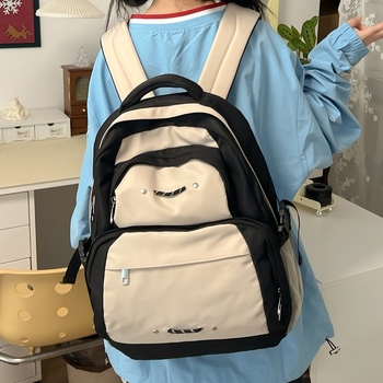 Unisex σακίδιο πλάτης σε στυλ δρόμου, μεγάλο χωρητικό, Oxford ύφασμα, διαπνέον, για ταξίδια αναψυχής