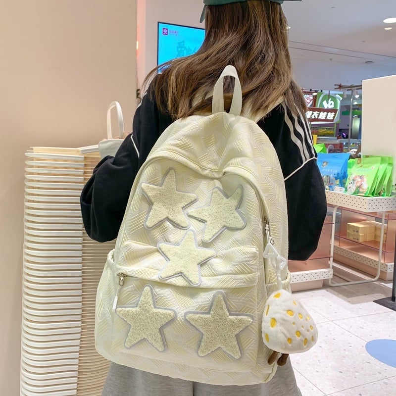 Lányoknak szánt iskolatáska, 20–35 L kapacitás, nylon anyag, vízálló, 15 colos laptop kompatibilis, friss minimalist stílus, mindennapi használatra