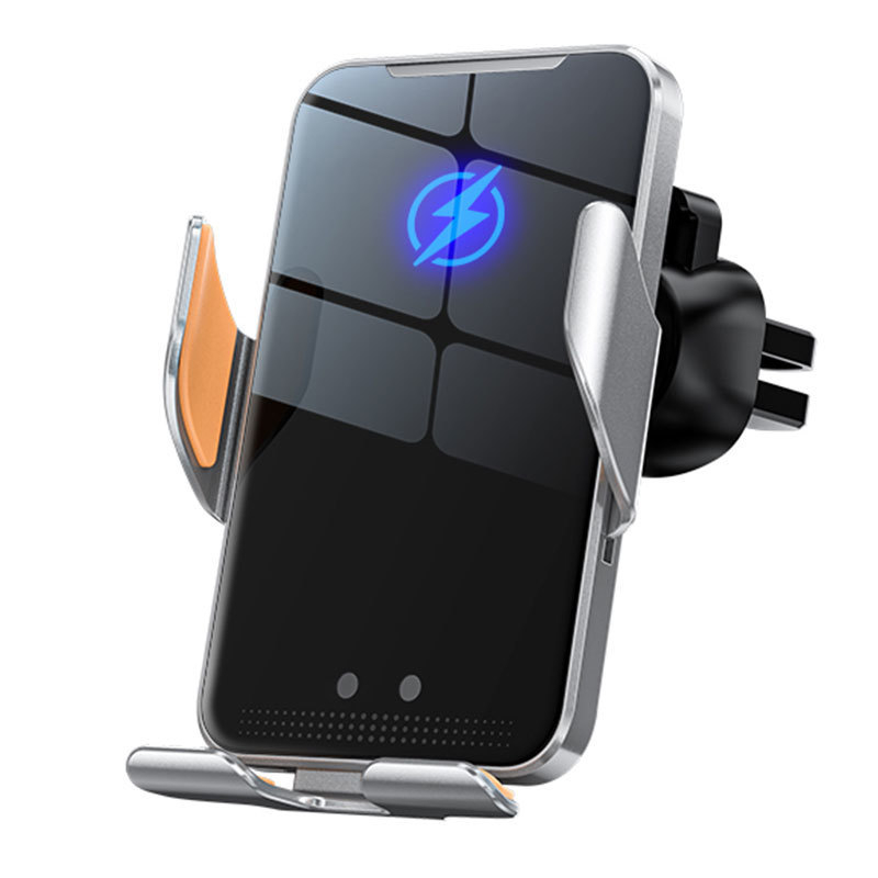 Chiweng βάση κινητού αυτοκινήτου με ασύρματη φόρτιση, εγκατάσταση με βαρύτητα, αυτόματη σύσφιξη, μαγνητική φόρτιση, συμβατή με ταμπλό