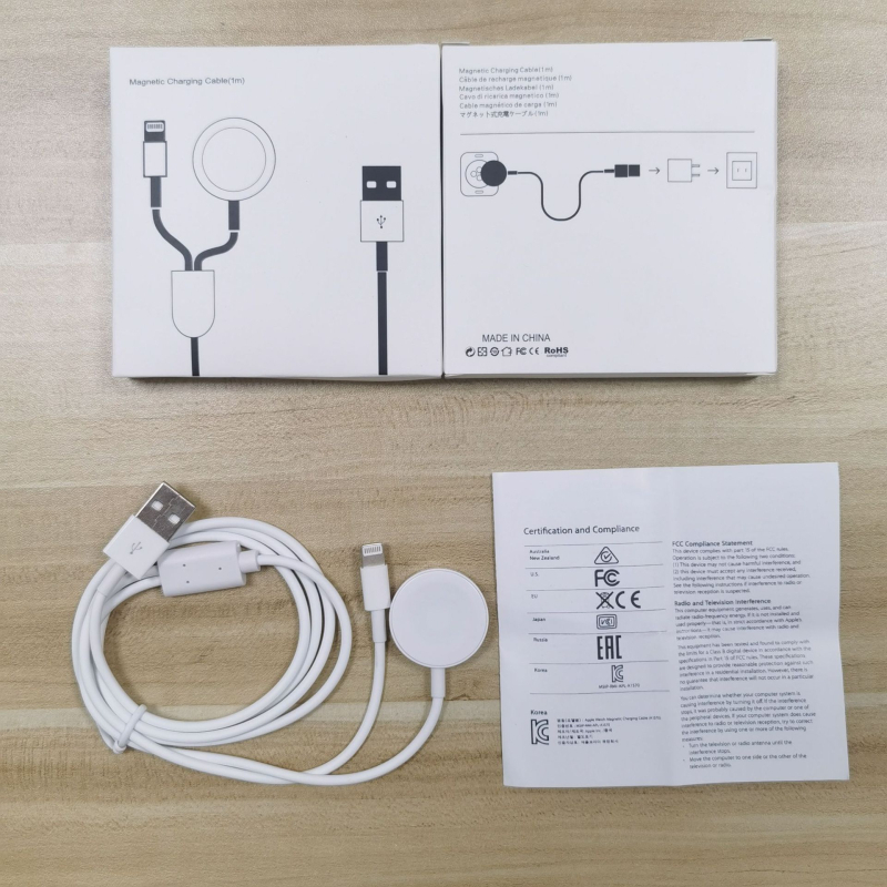 Apple Watch μαγνητικός ασύρματος φορτιστής (MagSafe) – έξοδος 2.5W, QC2.0, καθολικός φορτιστής ρολογιών