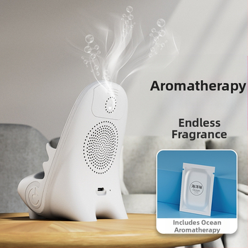 Wolf настолен държач за мобилен телефон с безжично зареждане и ароматерапия, с възможност за персонализиране, универсален