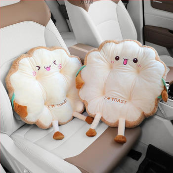 Μαξιλάρι οσφυϊκής στήριξης αυτοκινήτου, βελούδινο υλικό, συμβατό με όλα τα μοντέλα, για όλες τις εποχές, μοντέρνος μινιμαλιστικός σχεδιασμός, εκτυπωμένο λογότυπο.