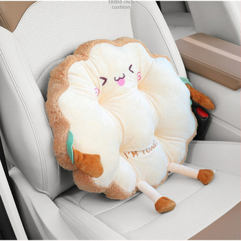 Μαξιλάρι οσφυϊκής στήριξης αυτοκινήτου, βελούδινο υλικό, συμβατό με όλα τα μοντέλα, για όλες τις εποχές, μοντέρνος μινιμαλιστικός σχεδιασμός, εκτυπωμένο λογότυπο.