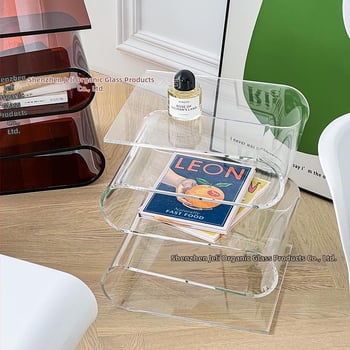 5-επίπεδο επιτραπέζιο πλαστικό ράφι αποθήκευσης — πολυλειτουργικό, χωρίς οπές, χωρίς συναρμολόγηση