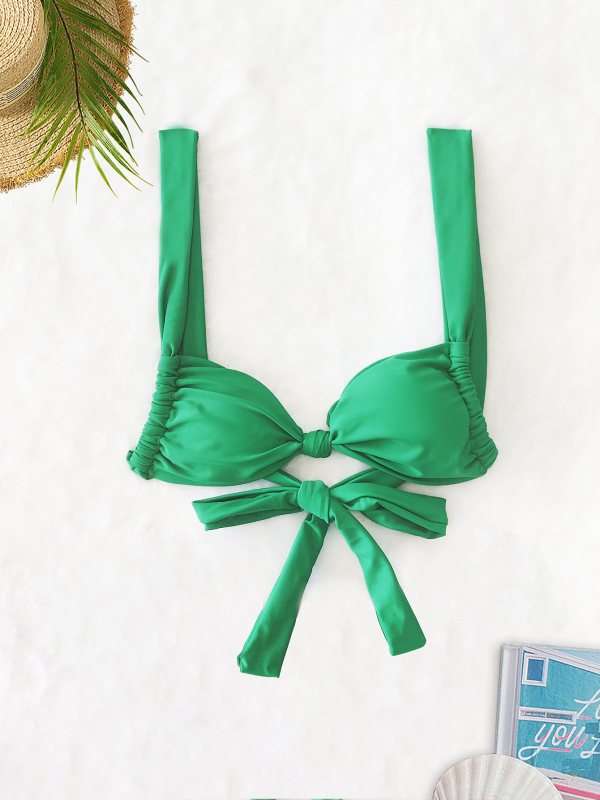 Бикини комплект със подплънка за бюста, без презрамки, с висока еластичност; материя: найлон 80%, подплата: найлон 80%