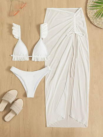 Γυναικείο σετ μπικίνι χωρίς μανίκια με επένδυση στήθους (3 τεμάχια) – πολυεστέρας 82%, βάρος 230 g, επενδυμένο, κάτω μέρος briefs