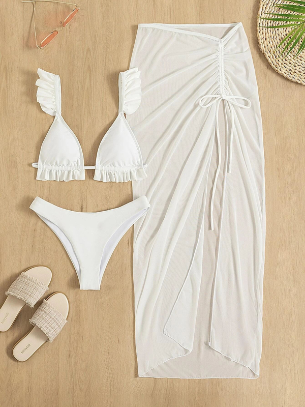 Γυναικείο σετ μπικίνι χωρίς μανίκια με επένδυση στήθους (3 τεμάχια) – πολυεστέρας 82%, βάρος 230 g, επενδυμένο, κάτω μέρος briefs