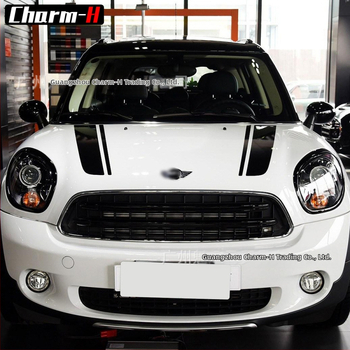 Стикер за капак на BMW MINI с флорален дизайн, разнообразен стил (Материал: хартия; Залепване: силно; Марка: Charming Fun Horse)