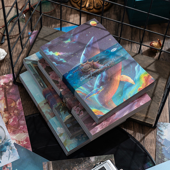 Βιντάζ Χαρτί Φόντου για Κολάζ σε Ημερολόγιο – μη Κολλητικό, Στυλ: Paper Bricks, Μάρκα Lanyu