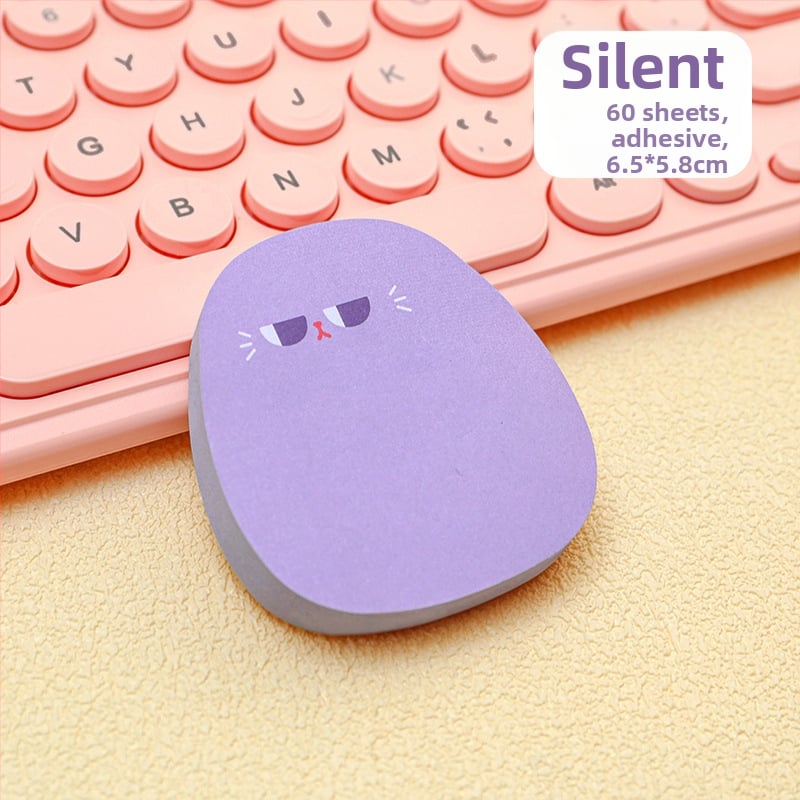 Karikatūrinės lipniosios užrašinės – 60 puslapių memo blokas, neprilimpančios, be IP leidimo