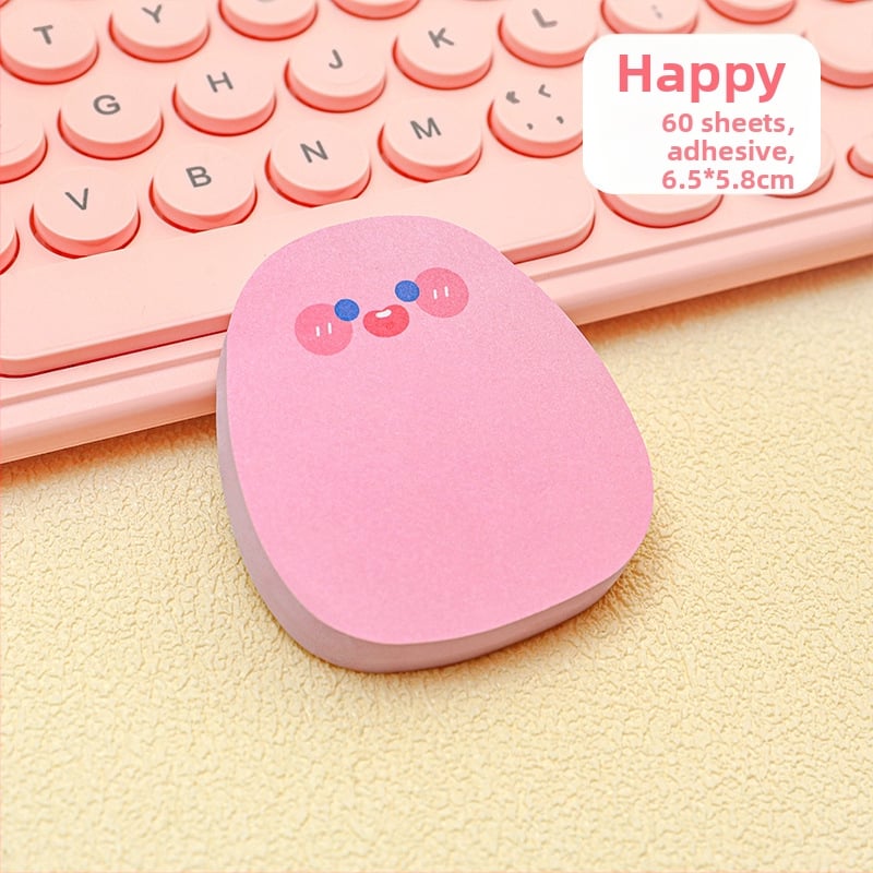 Karikatūrinės lipniosios užrašinės – 60 puslapių memo blokas, neprilimpančios, be IP leidimo