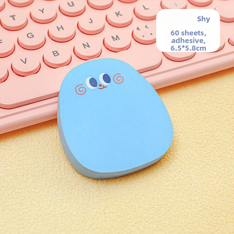 Karikatūrinės lipniosios užrašinės – 60 puslapių memo blokas, neprilimpančios, be IP leidimo