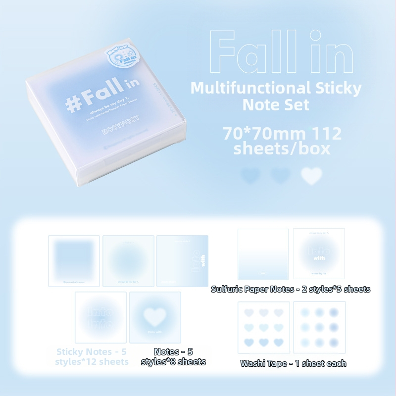Planwith RosyPosy Soft Blush Πολυλειτουργικές Σημειώσεις – Μηνύματα Ατμόσφαιρας – Χαρτί Brick – IP: Όχι