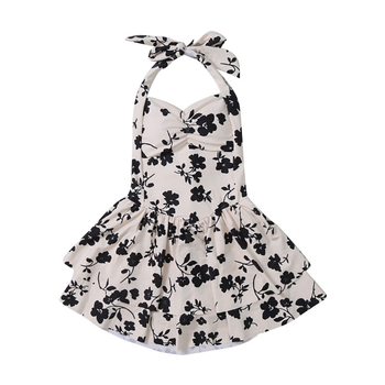 Ολόσωμο μαγιό με μοτίβο από ραγισμένα λουλούδια, επένδυση για το στήθος, πολυεστέρας, επένδυση από μεταξά γάλακτος