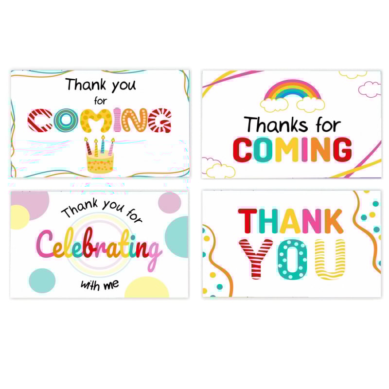 Ačiū už atvykimą kortelė - Dvigubo vario popierius, 50 lapų pakuotėje, Pritaikoma