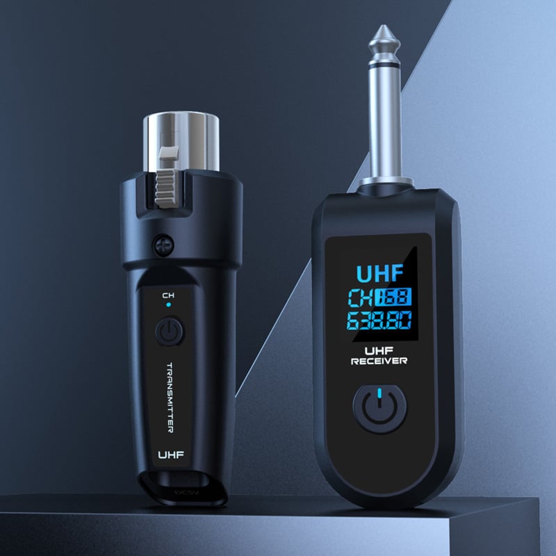 Δυναμικό χειρός μικρόφωνο με ασύρματο σύστημα πομπού-δέκτη, MYS U12, UHF 550–573 MHz, 20 κανάλια