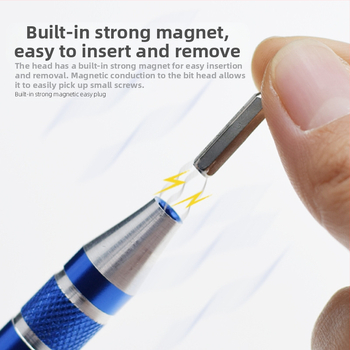 Zhuorui – Пен-тип осем в едно отвертка, стомана от хром-ванадий, прецизни винтове за телефони, компютри и клавиатури, телекомуникационна поддръжка