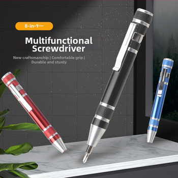 Zhuorui – Пен-тип осем в едно отвертка, стомана от хром-ванадий, прецизни винтове за телефони, компютри и клавиатури, телекомуникационна поддръжка