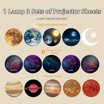 Λαμπά προβολής αστερισμών με USB – επιτραπέζιο νυχτερινό φως, χωρίς έξυπνο έλεγχο