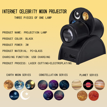 Λαμπά προβολής αστερισμών με USB – επιτραπέζιο νυχτερινό φως, χωρίς έξυπνο έλεγχο