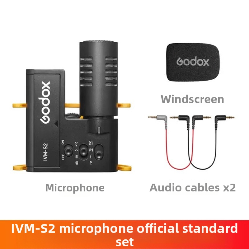 Shotgun μικρόφωνο για ζωντανή μετάδοση, μοντέλο IVM-S2, λήψη σε σχήμα καρδιάς, μπαταρία 1000-1200 mAh, SNR ≥70 dB