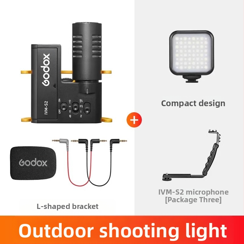 Shotgun μικρόφωνο για ζωντανή μετάδοση, μοντέλο IVM-S2, λήψη σε σχήμα καρδιάς, μπαταρία 1000-1200 mAh, SNR ≥70 dB