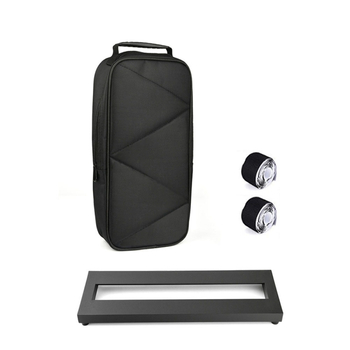 Ελαφρύ pedalboard για ηλεκτρική κιθάρα με Velcro-συμβατό στήριγμα και θήκη αποθήκευσης