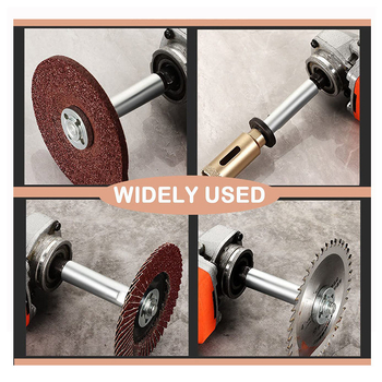 100-тип удължителен комплект за ъглошлайф: връзващ прът, удължителен вал, адаптер за винтов вал и притискаща плоча — лагерна стомана