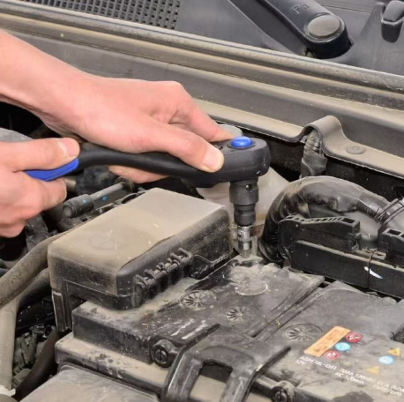 Raktų veržliarakčių rinkinys, 72 dantų, 3 dalys, dviejų krypčių, anglies plienas