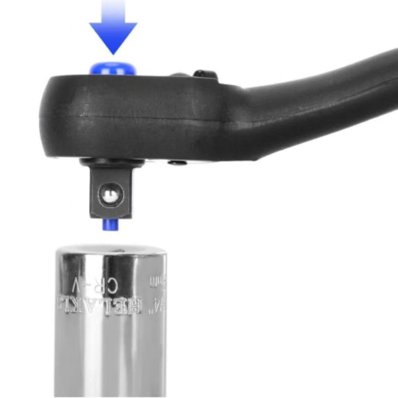 Raktų veržliarakčių rinkinys, 72 dantų, 3 dalys, dviejų krypčių, anglies plienas