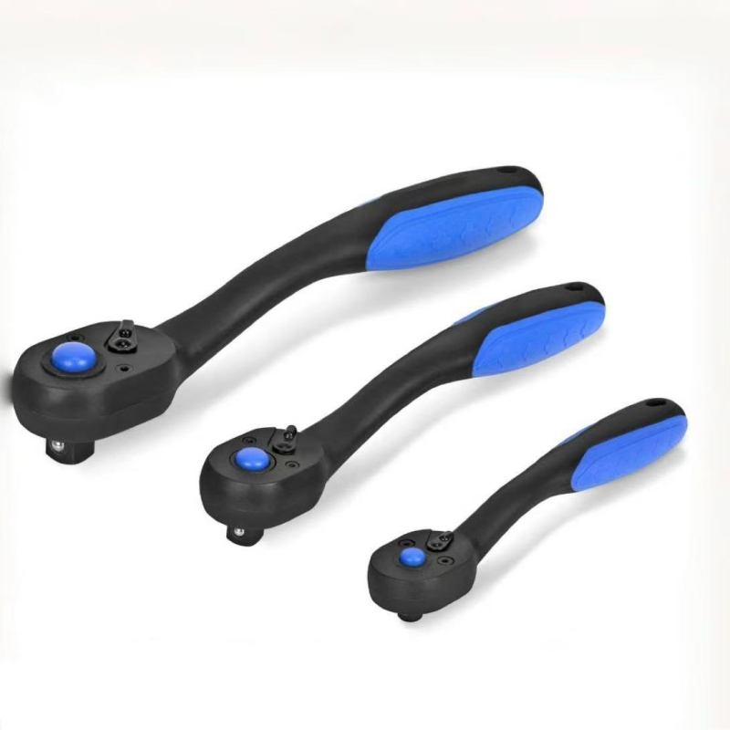 Raktų veržliarakčių rinkinys, 72 dantų, 3 dalys, dviejų krypčių, anglies plienas