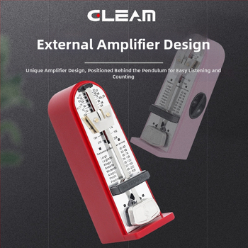 Μηχανικός μετρονόμος για εξετάσεις πιάνου, συμπαγής και ακριβής μικρός μετρονόμος, καθολικός μετρητής ρυθμού για κιθάρα, βιολί και Guzheng — GLEAM