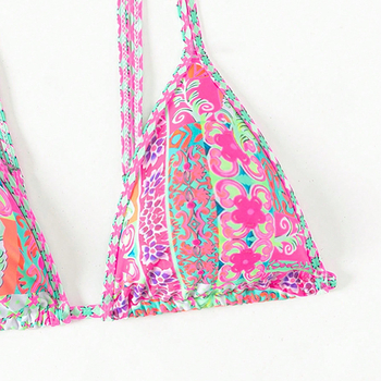 Γυναικείο τοπ μπικίνι Mingfan – επένδυση στήθους, χωρίς μεταλλική υποστήριξη, γρήγορο στέγνωμα πολυεστέρα, 82% πολυεστέρας