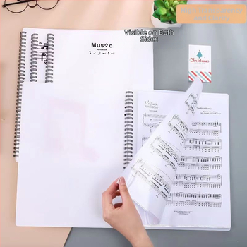 Папка за ноти с прозрачен джоб за вложки, PP материал, модел TQ10-60