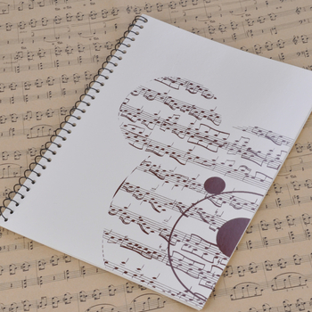 Βιβλίο παρτιτούρων MG-39/40/41/42, 50 σελίδες, χαρτί, DEDO