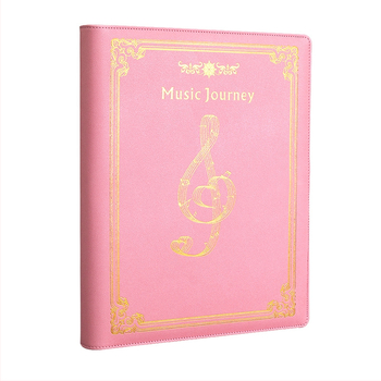 Хенгсин кожен клип за нотни листове, модел Music Score-01, еднолентов щипков механизъм, A4 съвместим