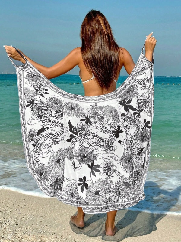 Γυναικεία κάπα κινεζικού στυλ με πολλαπλές επιλογές φορέματος, ύφασμα πολυεστέρα 95% / σπάντεξ 5%, βάρος ύφανσης 142–159 g/m², κατάλληλη για θαλάσσιες δραστηριότητες, έμπνευση από κινεζικό στυλ