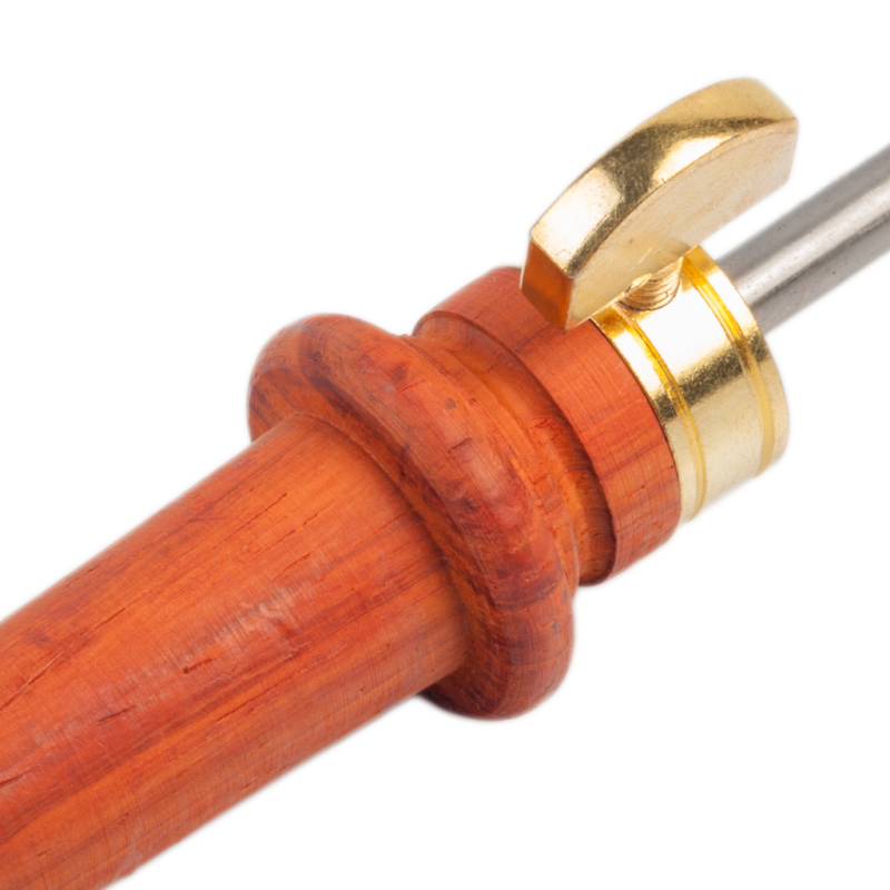 NAOMI Podpera chvosta violončela – Model 4/4-1/10, Drevo/Železo, Príslušenstvo pre strunné nástroje