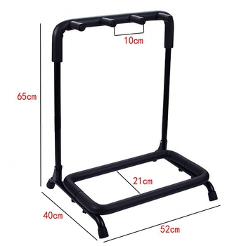 Στήριξη προβολής κιθάρων για πολλαπλά όργανα — χωρητικότητα 3/5/7/9 κιθάρες, μεταλλική κατασκευή από σωλήνες σιδήρου με επένδυση προστασίας, κατάλληλο για μουσικά όργανα, μάρκα MEXES