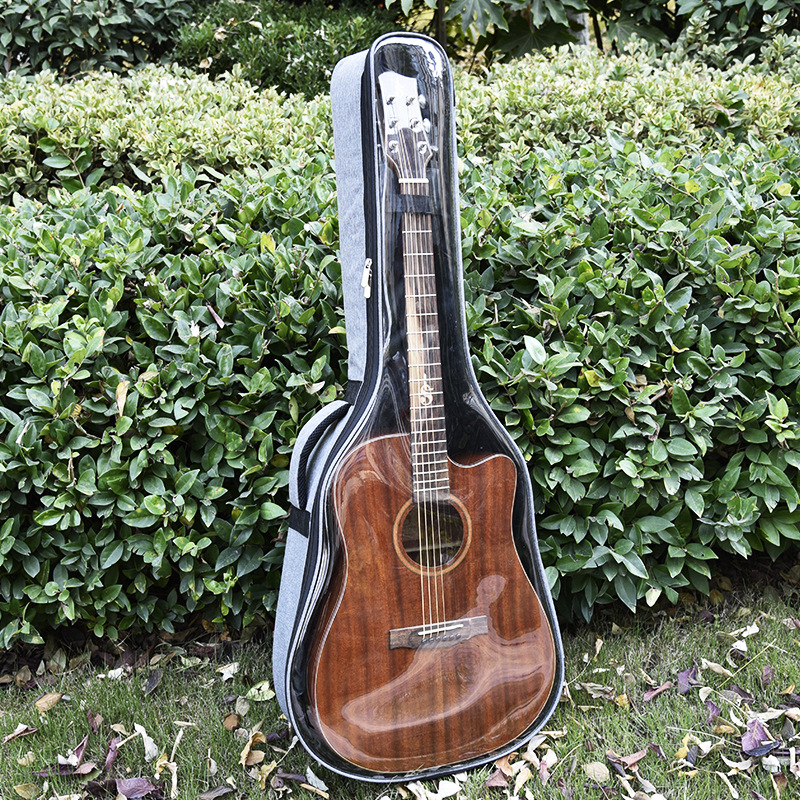 Китарна чанта KAMANY TM-12 от Oxford плат, полиестерна подплата, ултралек дизайн и извита презрамка