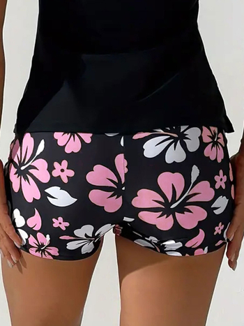 Γυναικείες μποξέρ μαγιό με επένδυση, αντιολισθητικό σχέδιο, εξωτερικός ύφασμα πολυεστέρα/νάιλον, επένδυση από σπάντεξ (18%), μάρκα 25A007XF114, για κολύμβηση και αθλητισμό στο νερό