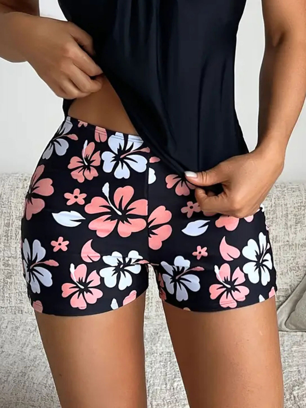 Γυναικείες μποξέρ μαγιό με επένδυση, αντιολισθητικό σχέδιο, εξωτερικός ύφασμα πολυεστέρα/νάιλον, επένδυση από σπάντεξ (18%), μάρκα 25A007XF114, για κολύμβηση και αθλητισμό στο νερό