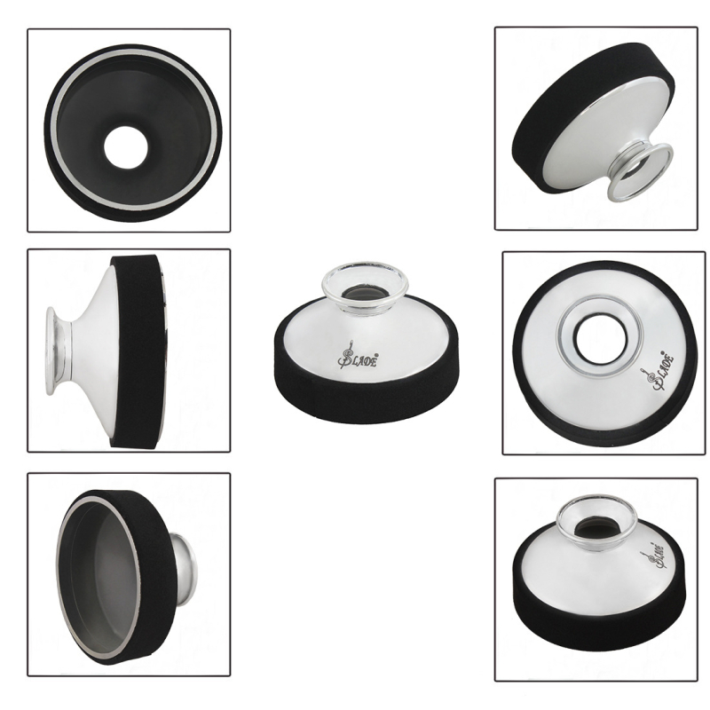 Κυκλικός σιγαστήρας για άλτο σαξοφώνου από ABS, κατάλληλος για αρχάριους, μοντέλα B57, B56, ND47, αξεσουάρ σαξοφώνου