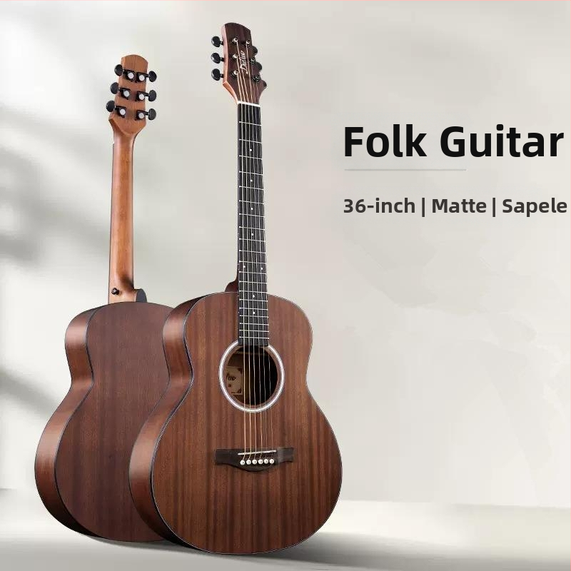 Tie Duo Folk Guitar YSSBL36/L – Spruce top, Rosewood fingerboard, Closed-gear tuners, Matte finish