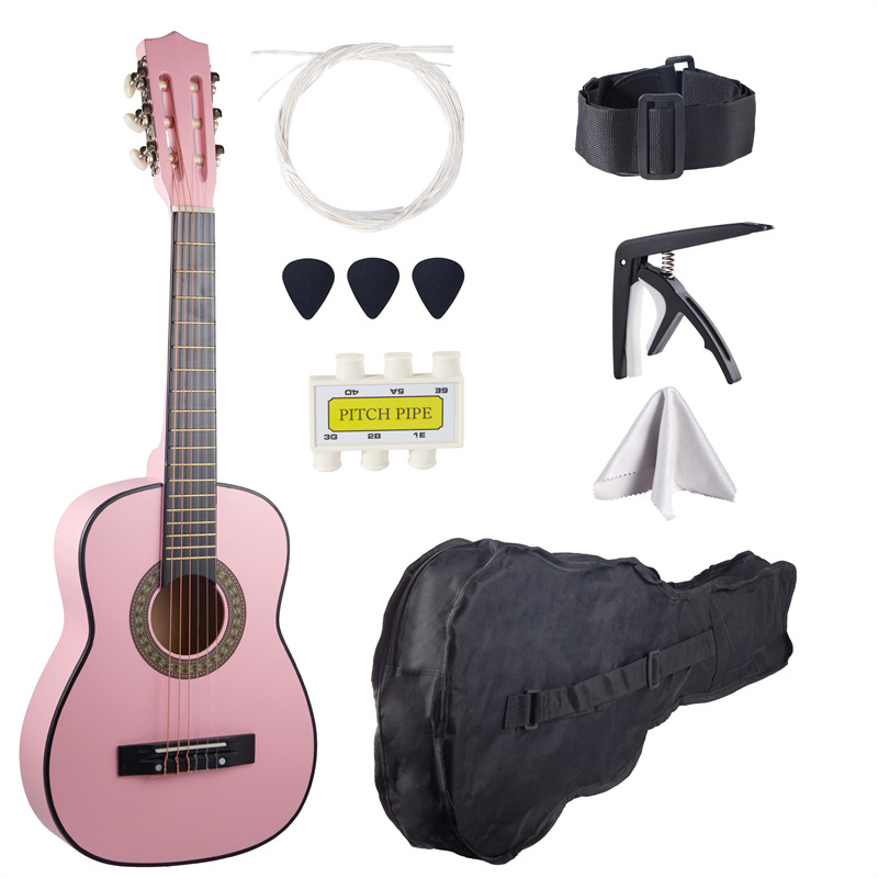 HM κλασική ακουστική κιθάρα με basswood top, back, sides και fretboard