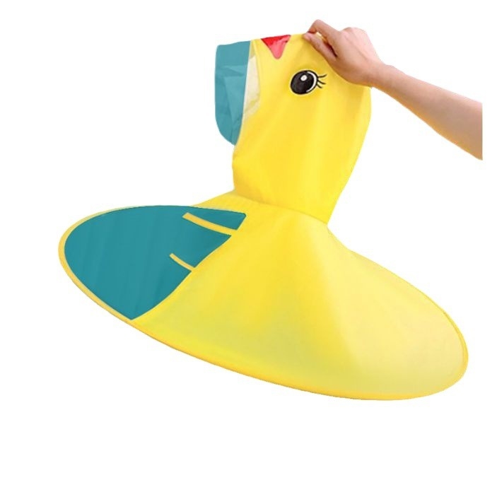 IIAMGHC Vaikų animacinis dalinis lietaus pončas – PVC audinys, atsparus vandeniui PVC sluoksnis, skirta vaikams