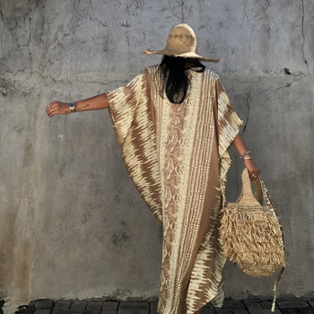 Παραλιακό ρόμπα από βισκόζη με φιδίσιο μοτίβο, με ιμάντες, 100% βαμβάκι, βάρος 290 g, σετ για ζευγάρια