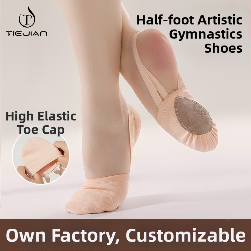 Iron Arrow Pieaugušo Deju Kurpes - Mīksta Zole, Elpojošas un Vieglas, Zoles No Govju Ādas, Augšdaļa No Kokvilnas Auduma, Baletam un Mūsdienu Dejām